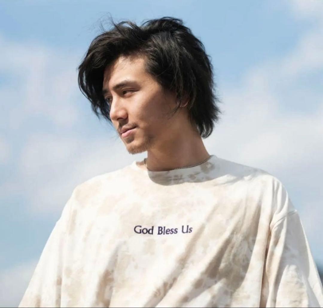 まる　藤井風　Tシャツ　コーヒーフロート柄　God Bless Us