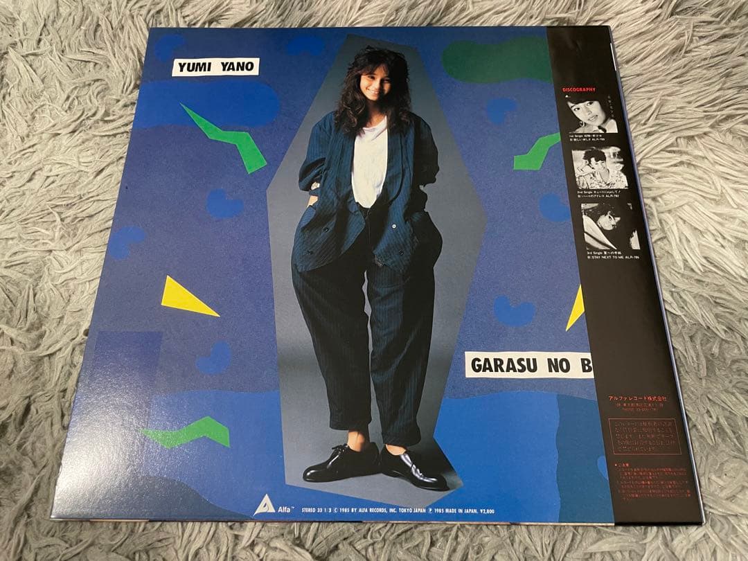 矢野有美 ガラスの国境 LP