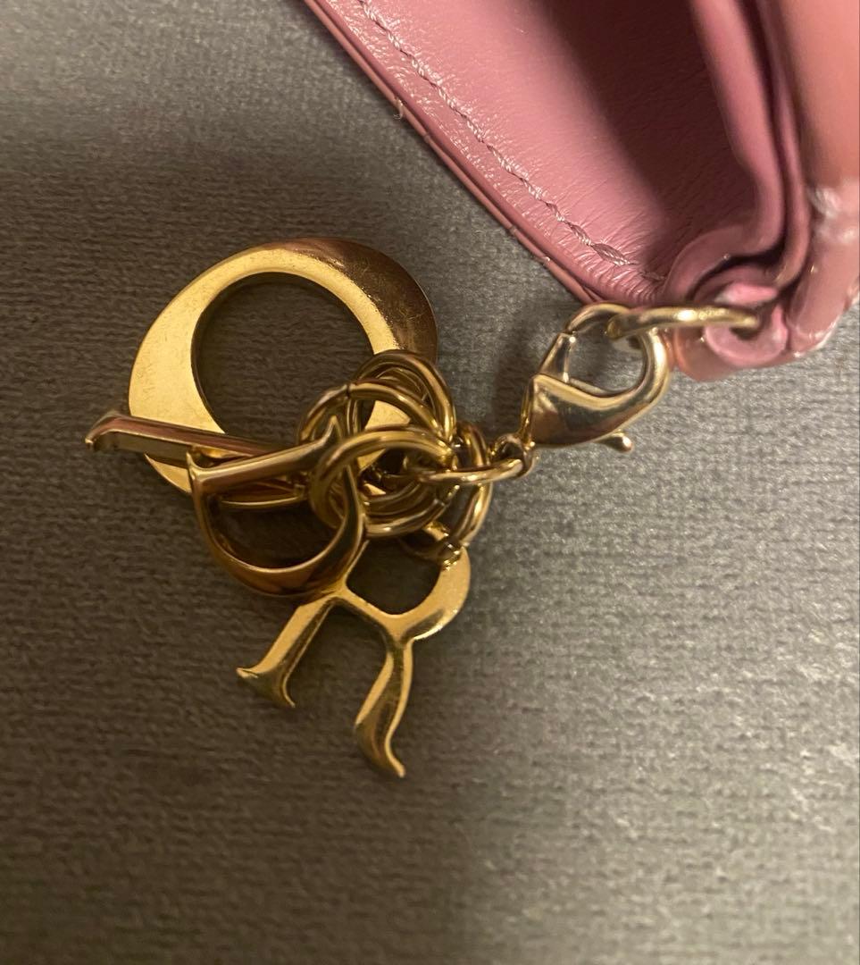 Dior キルティングレザー三つ折り財布