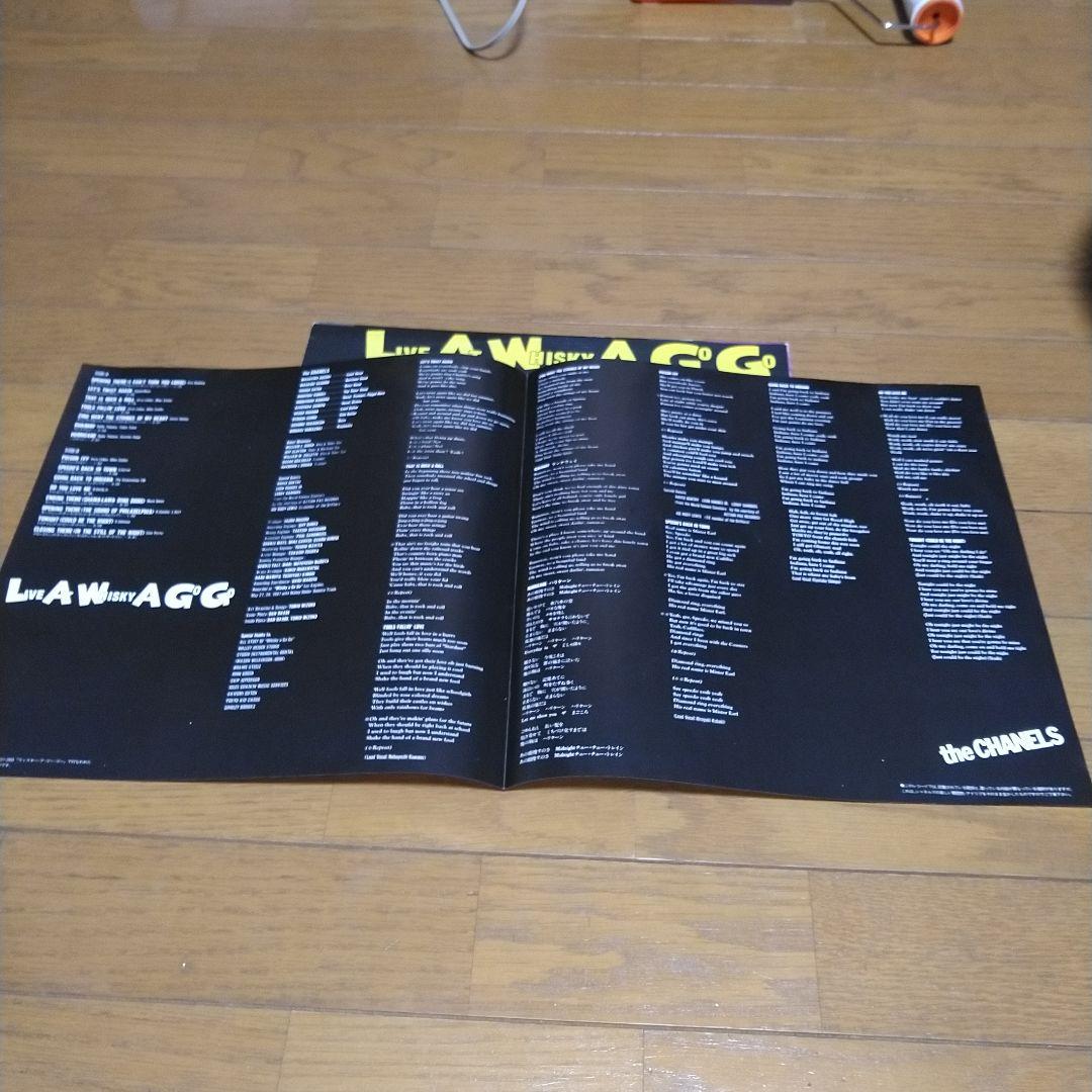 シャネルズ/LIVE AT WHISKY A GO GO レコード LP