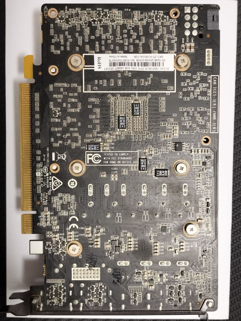 グラフィックボード・グラボ・ビデオカード ZOTAC GTX1060 3GB