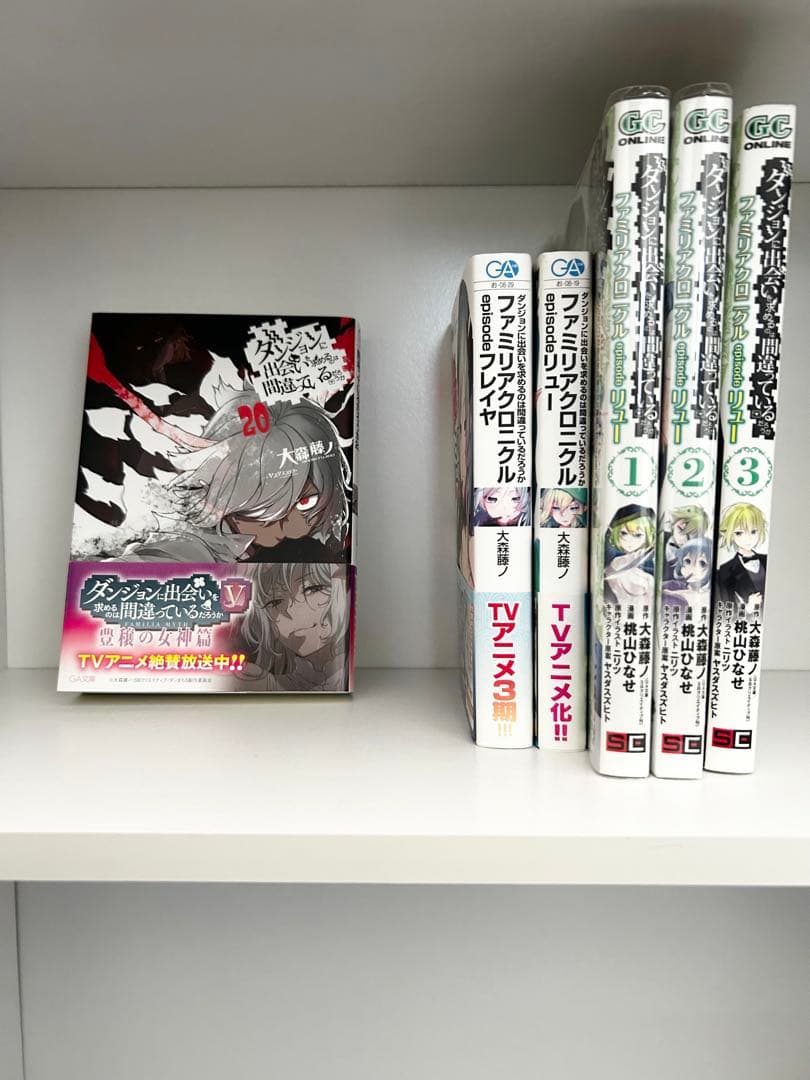 【良品】ダンまち　小説1~20+ファミリアクロニクル