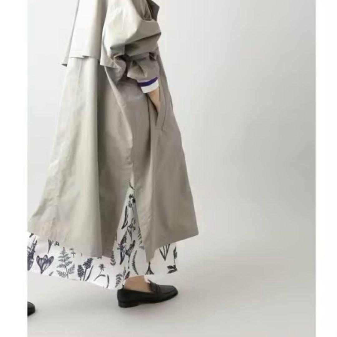 イエナ 定価37400円 撥水加工 Peポプリンオーバートレンチコート ゆったり
