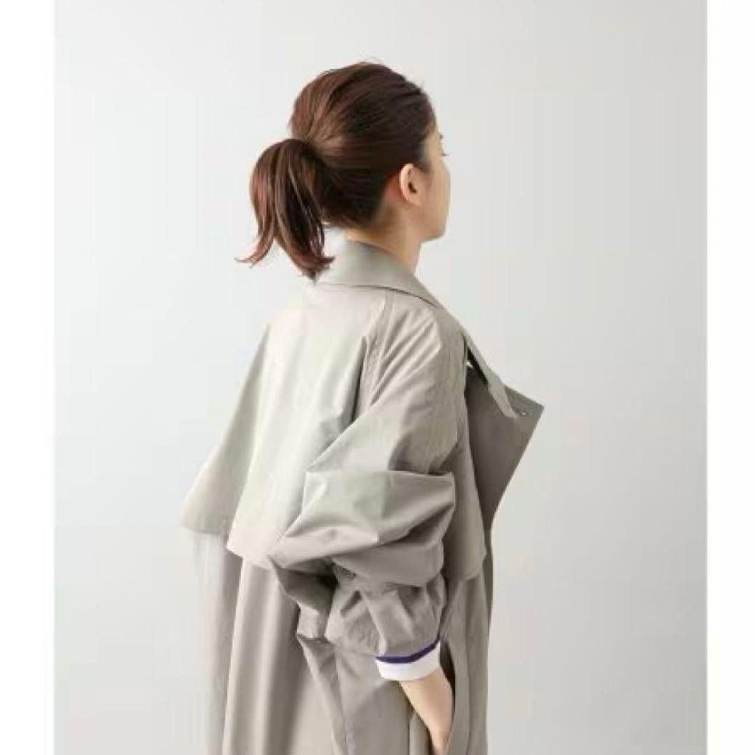 イエナ 定価37400円 撥水加工 Peポプリンオーバートレンチコート ゆったり