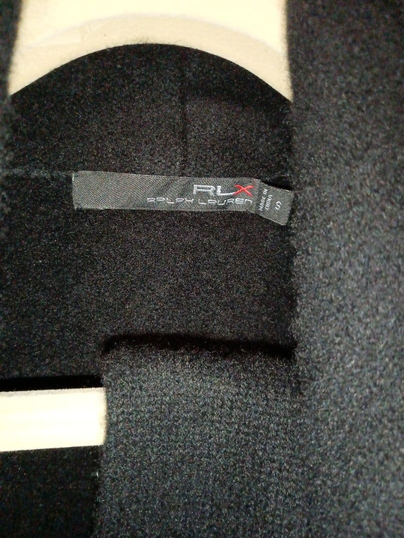 RLX Ralph Lauren カシミア　ブラック カーディガン Lサイズ