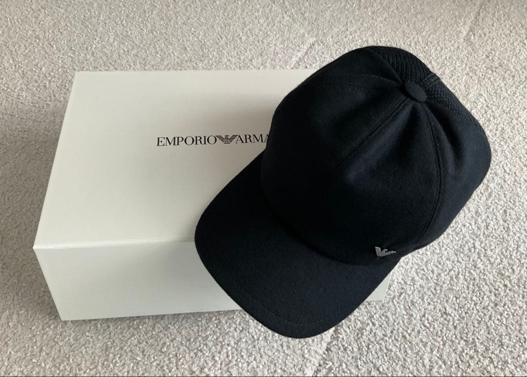 EMPORIO ARMANIエンポリオアルマーニ キャップ 黒 新品 未使用