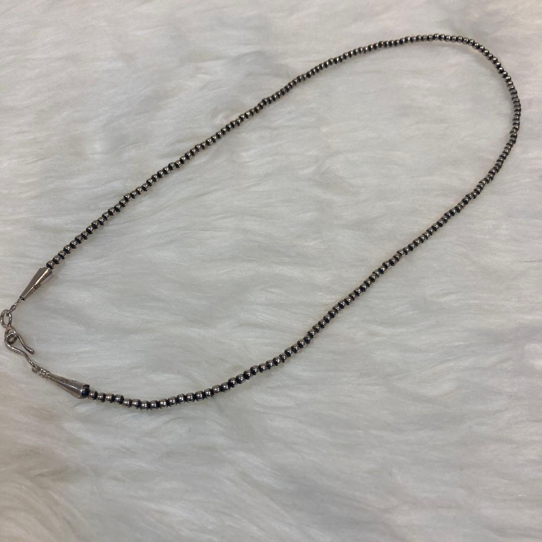 925 エリッカニコラスビゲイ 3mm 約54cm ナバホ族ネックレス　断捨離