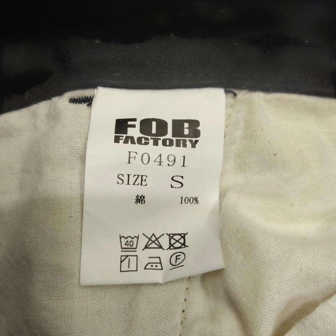 FOB FACTORY モールスキンパンツ F0491 ネイビー