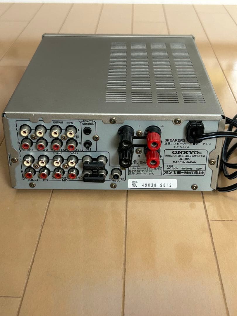 ONKYO インテグレーテッドステレオアンプ A-909