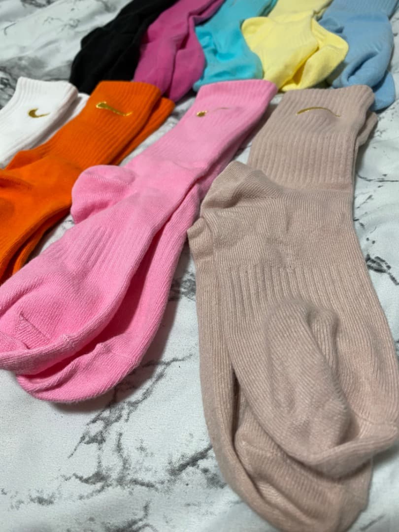 22〜24】ナイキ Nike ロゴフラワーソックス 9足セット