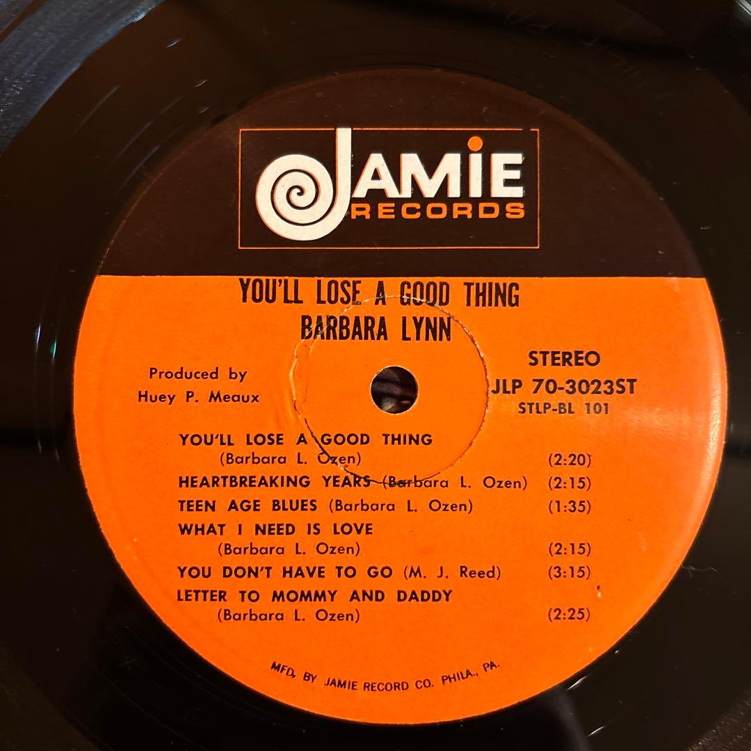 洋楽 Barbara Lynn YOU'LL LOSE A GOOD THING