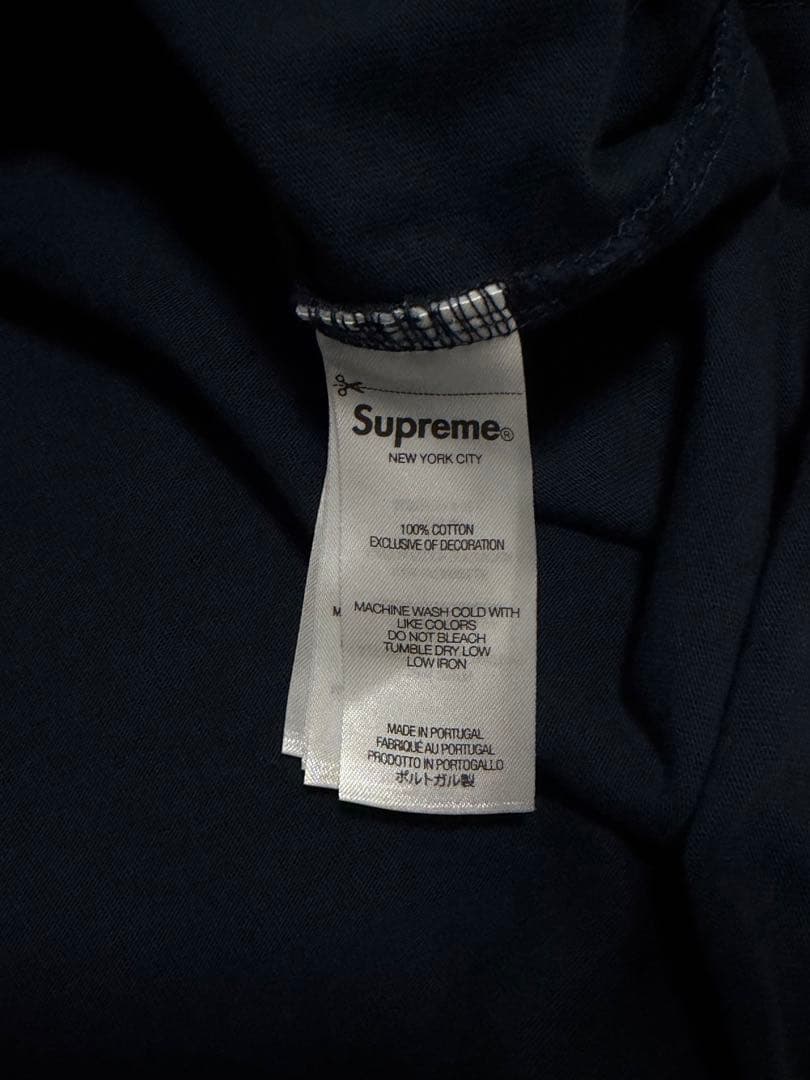 supreme Small Box Logo Tee ネイビー　Sサイズ