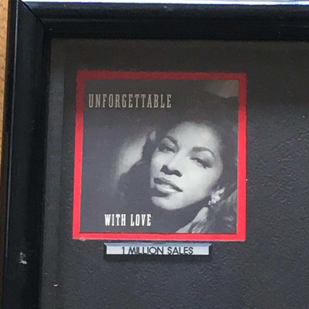 大特価！本物！RIAA認定 プラチナ・ディスク Natalie Cole