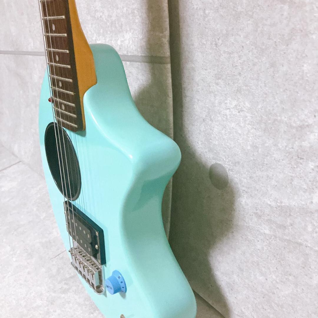 フェルナンデス ZO-3 エレキギター ライトブルー アンプスピーカー内蔵 美品