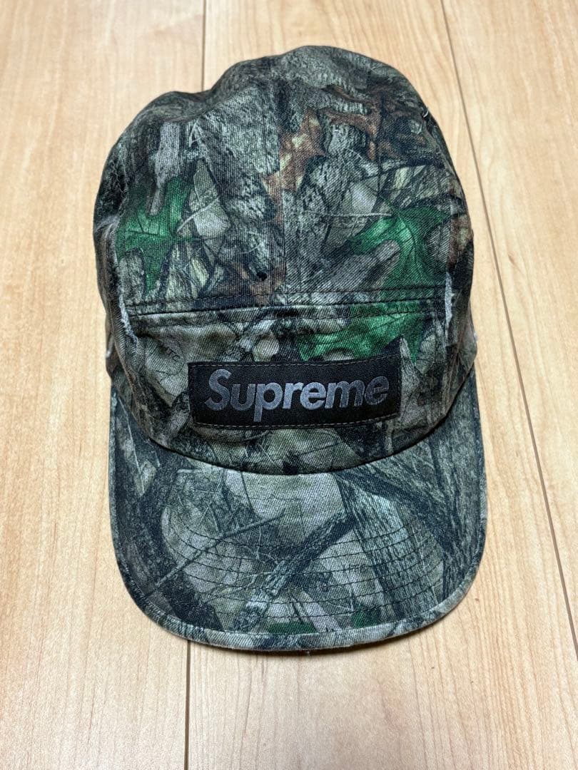 Supreme Overdyed Camp Cap リアルツリー 25FW