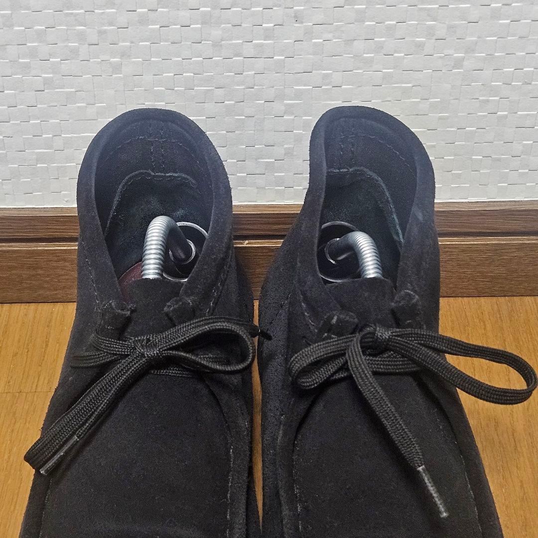美品☆ クラークス ワラビー スエード 定番 黒 27.0cm