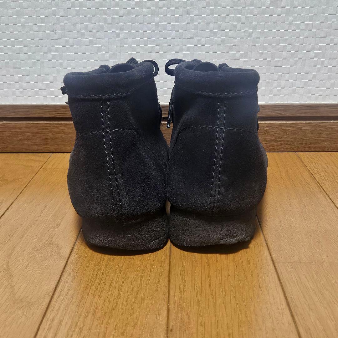 美品☆ クラークス ワラビー スエード 定番 黒 27.0cm