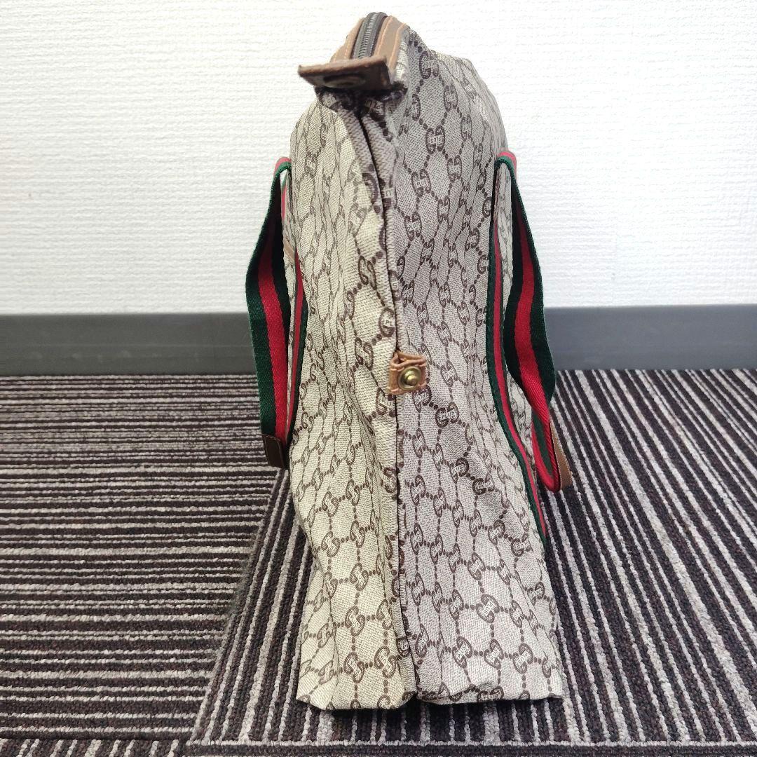 【T】美品✨GUCCI plus　GG シェリーライン　ボストンバッグ