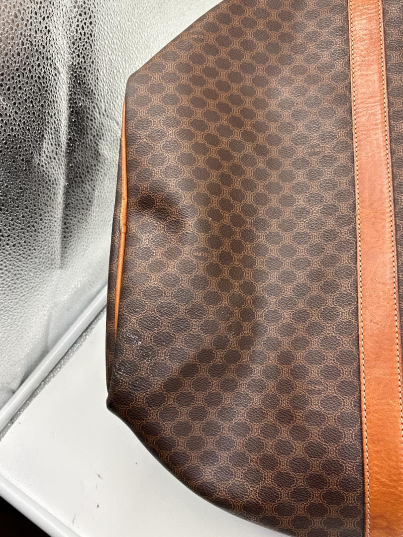 CELINE セリーヌ ボストンバッグ マカダム柄 ヴィンテージ ショルダー