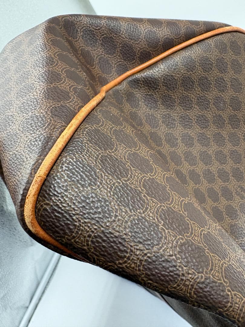 CELINE セリーヌ ボストンバッグ マカダム柄 ヴィンテージ ショルダー