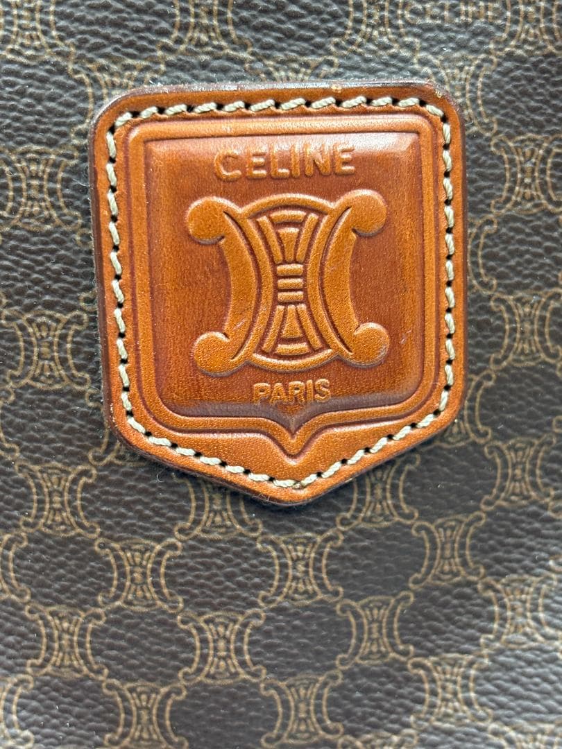 CELINE セリーヌ ボストンバッグ マカダム柄 ヴィンテージ ショルダー