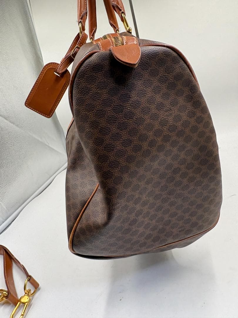 CELINE セリーヌ ボストンバッグ マカダム柄 ヴィンテージ ショルダー