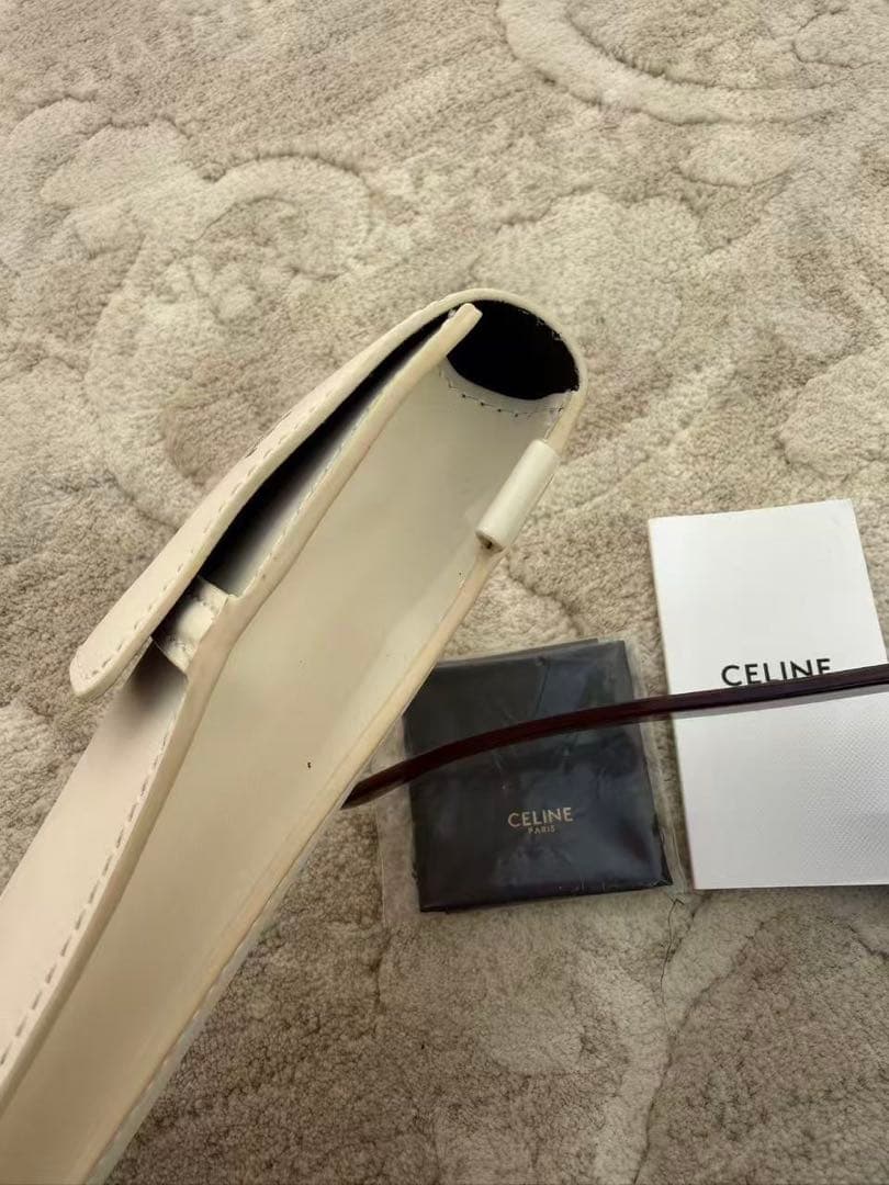 CELINE バーガンディ ワインレッド　サングラス ケース付き
