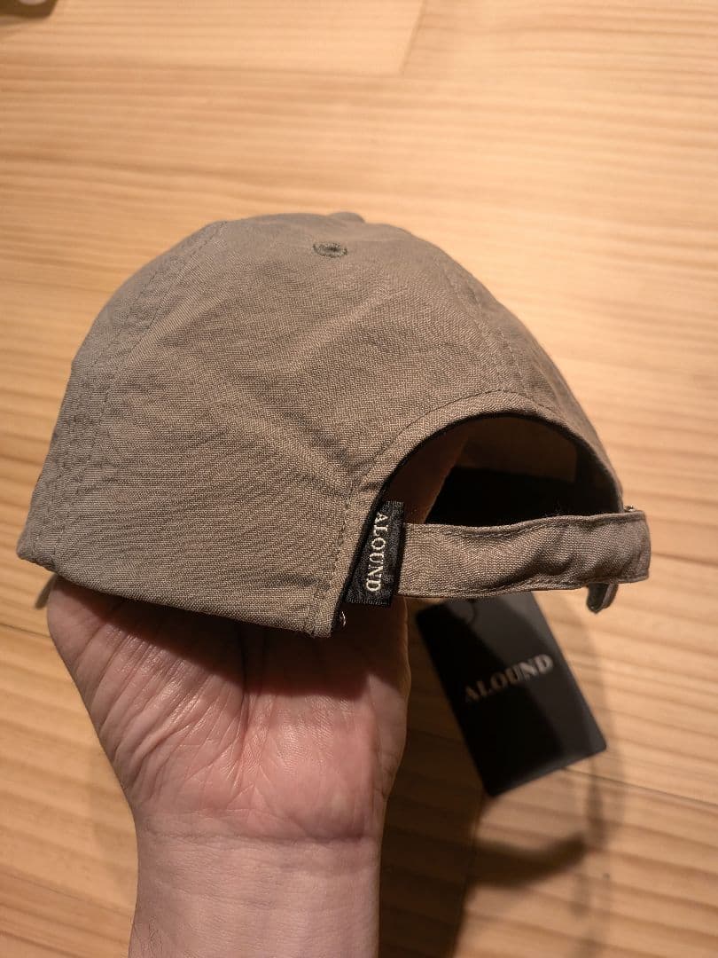 帽子 ALOUND LOGO NYLON CAP GREIGE