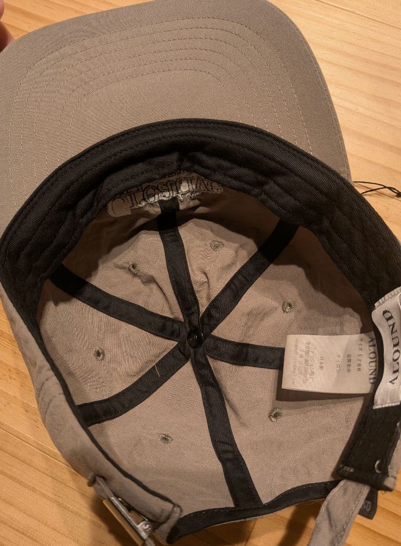 帽子 ALOUND LOGO NYLON CAP GREIGE