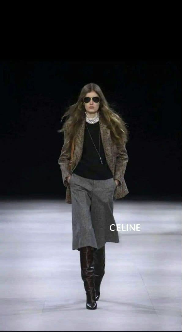 !新品【専用です】*CELINE*エディ期★ストライプ キュロットスカートパンツ