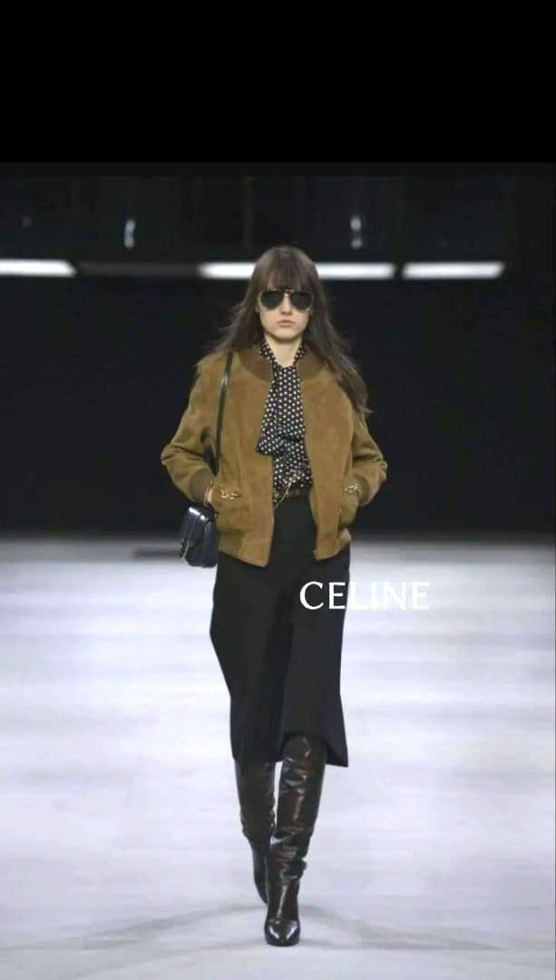 !新品【専用です】*CELINE*エディ期★ストライプ キュロットスカートパンツ