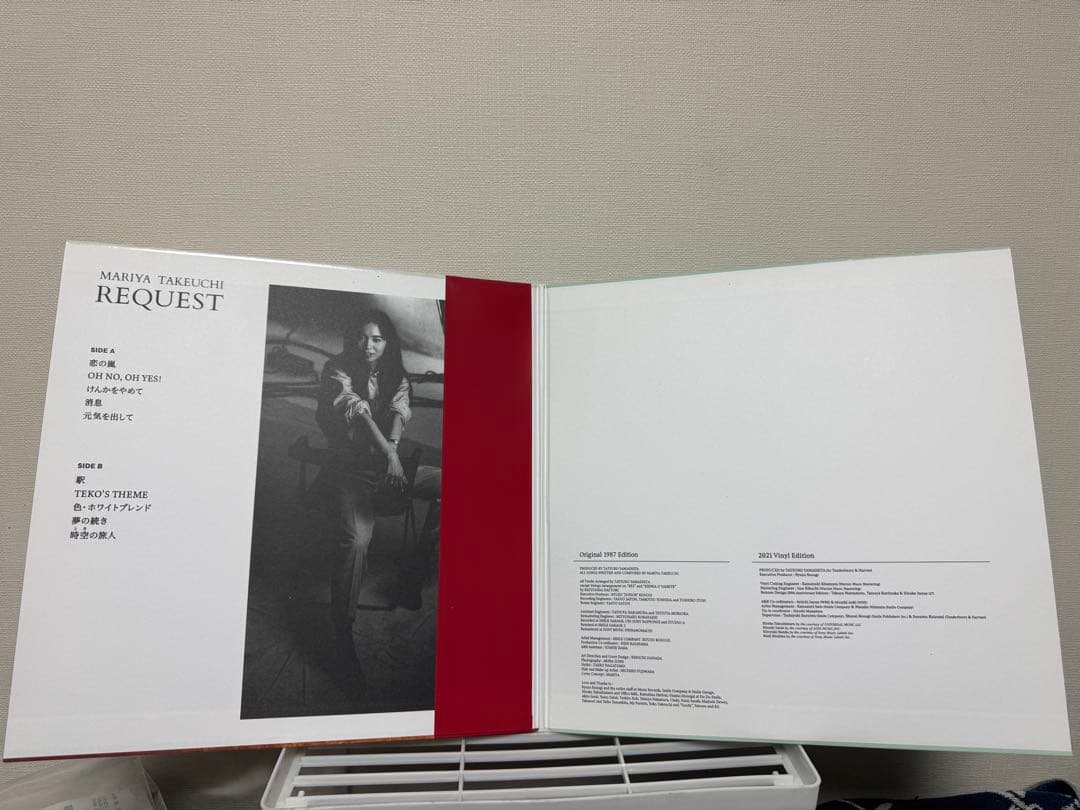 竹内まりや REQUEST リクエスト 完全生産限定 LP