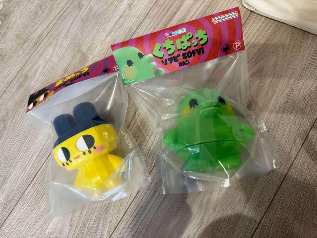 新品未開封★くちぱっち・まめっち★ソフビ★MAO 2体セット