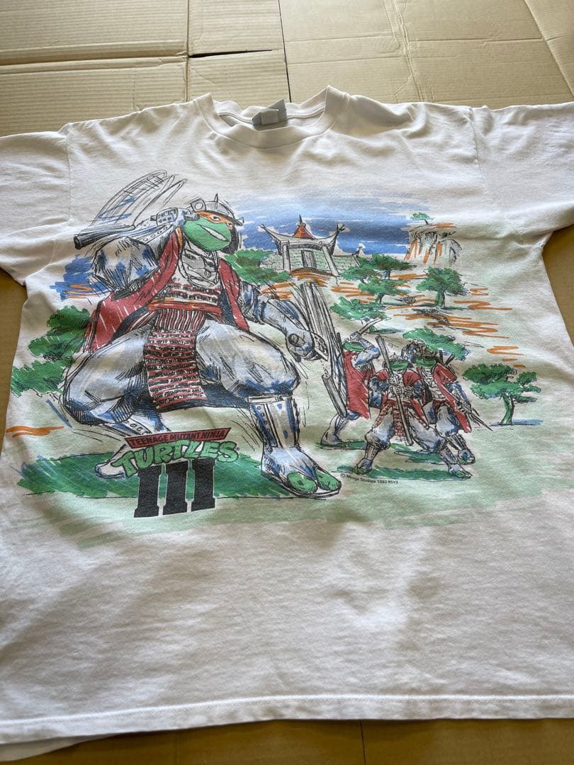 激レア USA製 ヴィンテージ ミュータントタートルズ Tシャツ XL アニメt