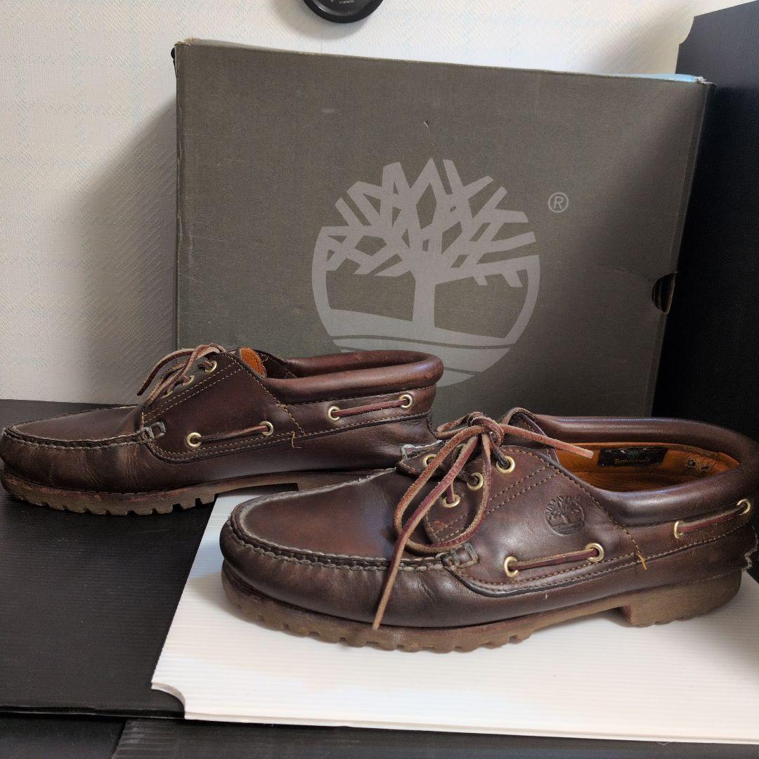 【ケア済】Timberland 3eye ブラウン 10w