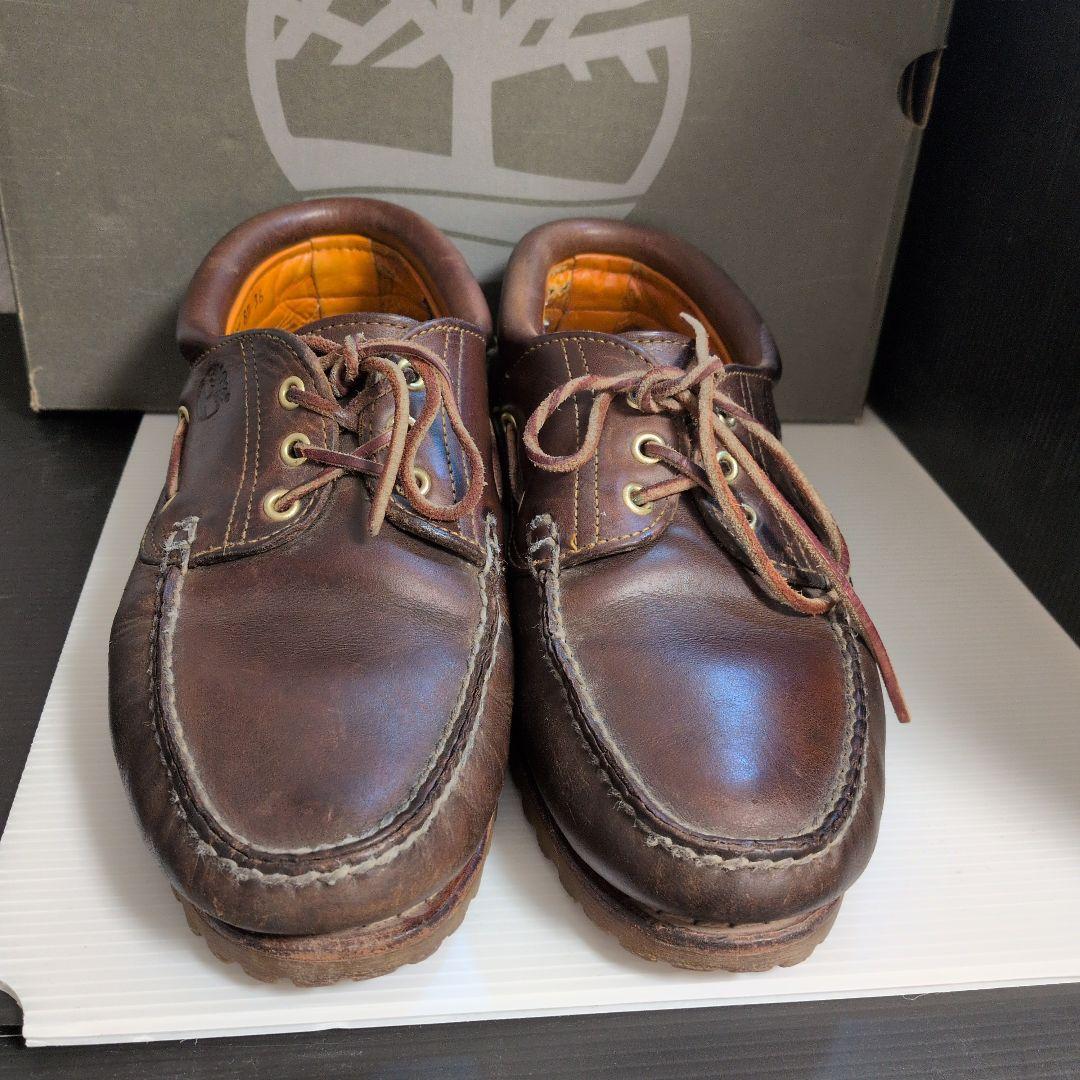 【ケア済】Timberland 3eye ブラウン 10w