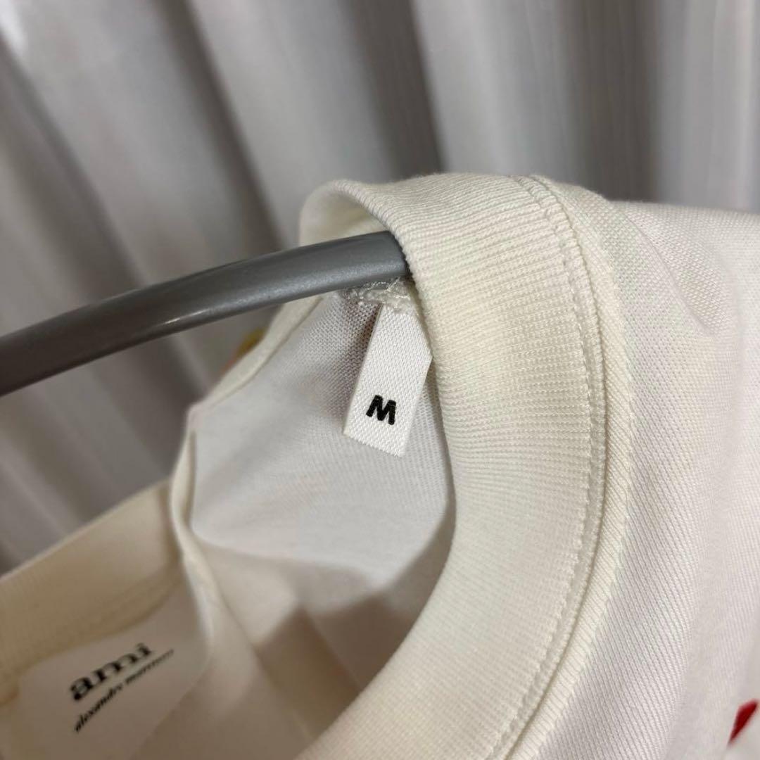 未使用品　Ami Paris ホワイト(クリーム色) Tシャツ