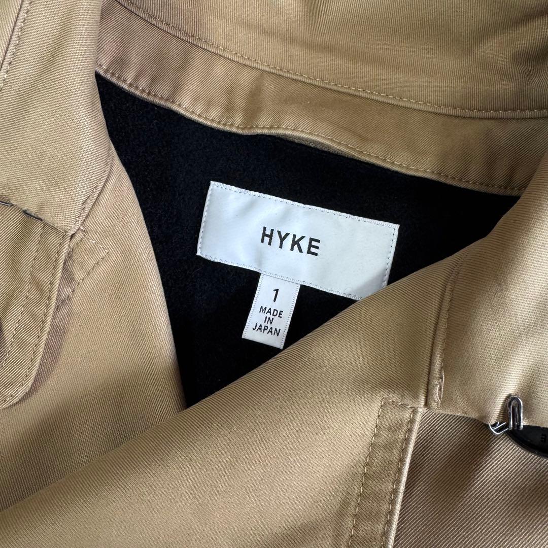 HYKE トレンチコート ロング ベージュ ハイク 定番コート 日本ブランド