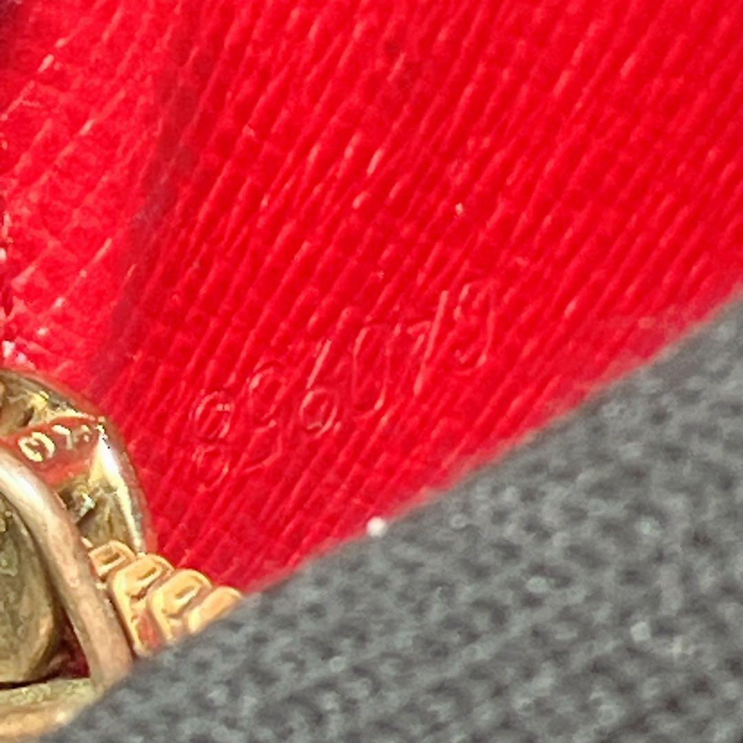 正規品 ルイヴィトン エピ ポシェット ポルトモネ クレディ 長財布 レッド
