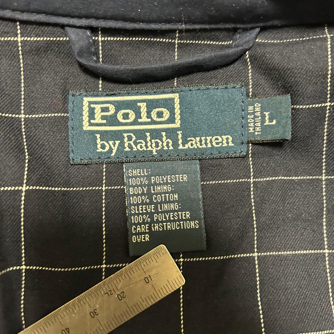 美品Polo by Ralph Lauren90sスイングトップポニー刺繍短丈L