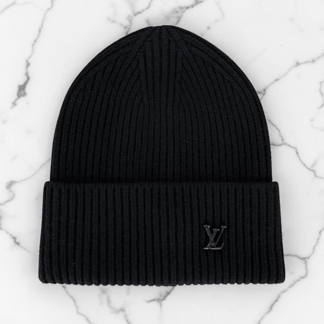 現行モデル 未使用品 ルイヴィトン ビーニー LV アヘッド ブラック ニット帽