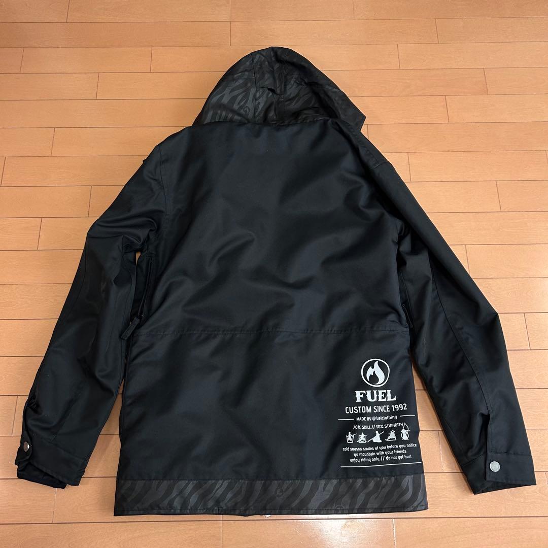 FUEL ブラック XL スノボード ジャケット