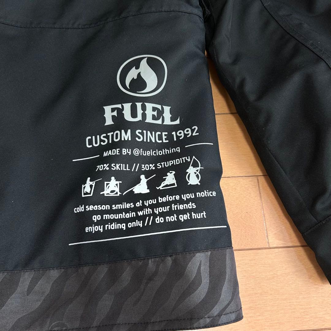 FUEL ブラック XL スノボード ジャケット