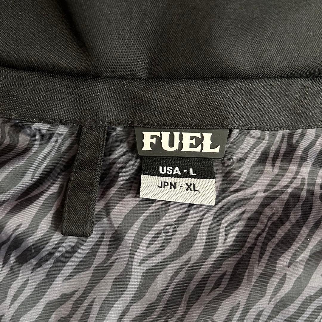 FUEL ブラック XL スノボード ジャケット