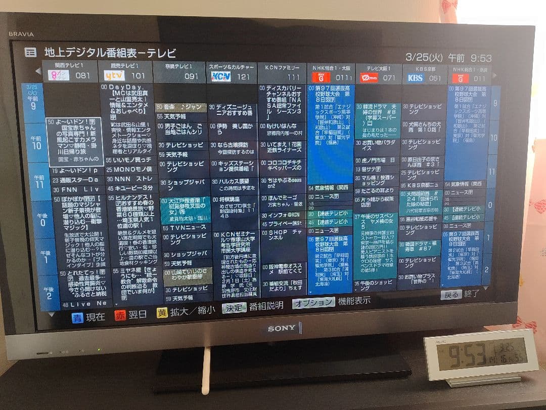 Sony テレビ 本体　40型ハイビジョン
