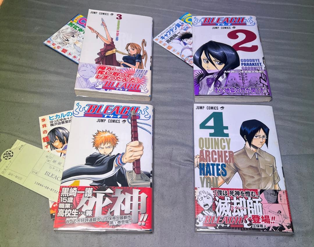 『BLEACH（ブリーチ）』全巻初版帯付き1〜4巻セット ジャンパラや注文書！