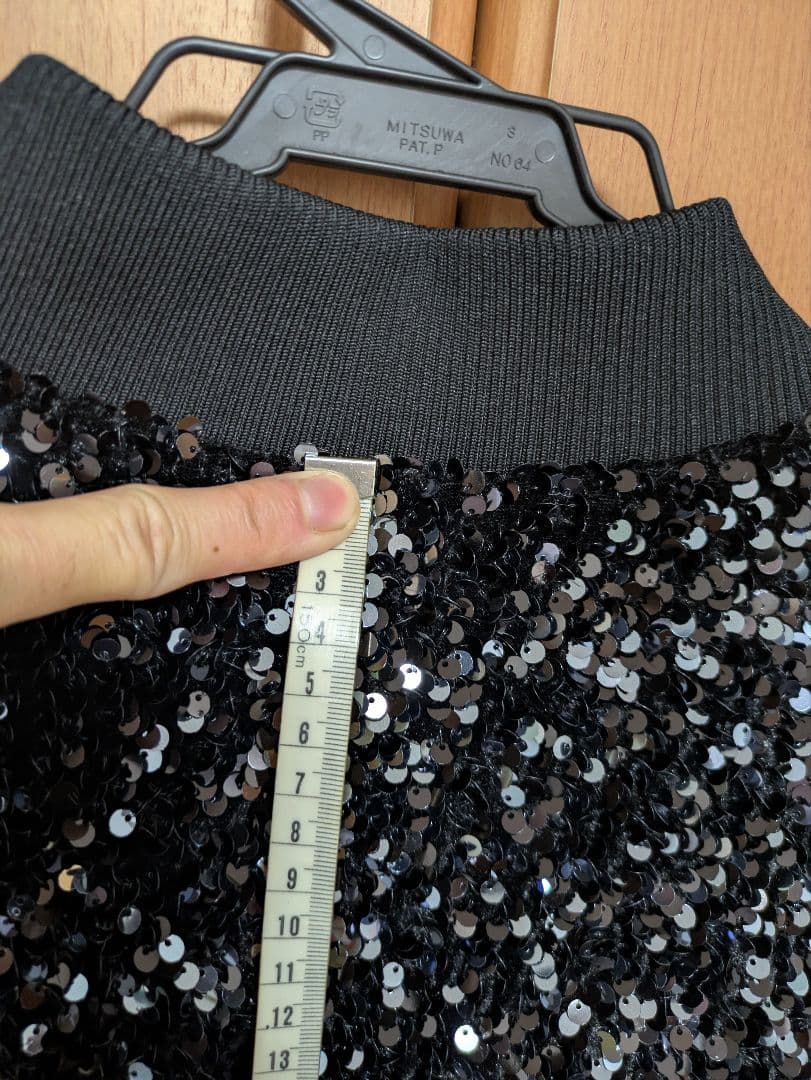 新品未使用品）ZARA (ザラ) のスパンコールボンバージャケット