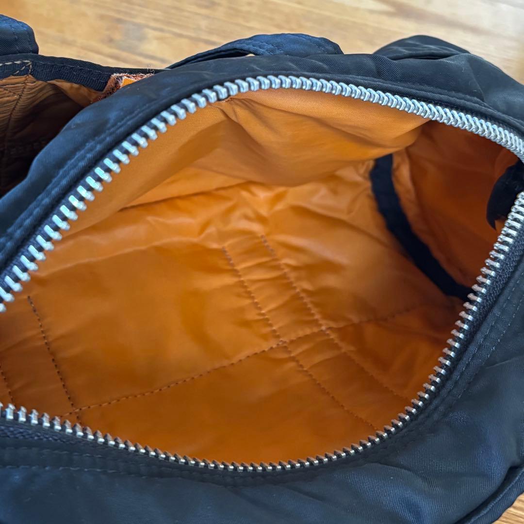 【ちゅい】美品 PORTER ポーター　タンカー ドラムバッグ 黒　ミニS