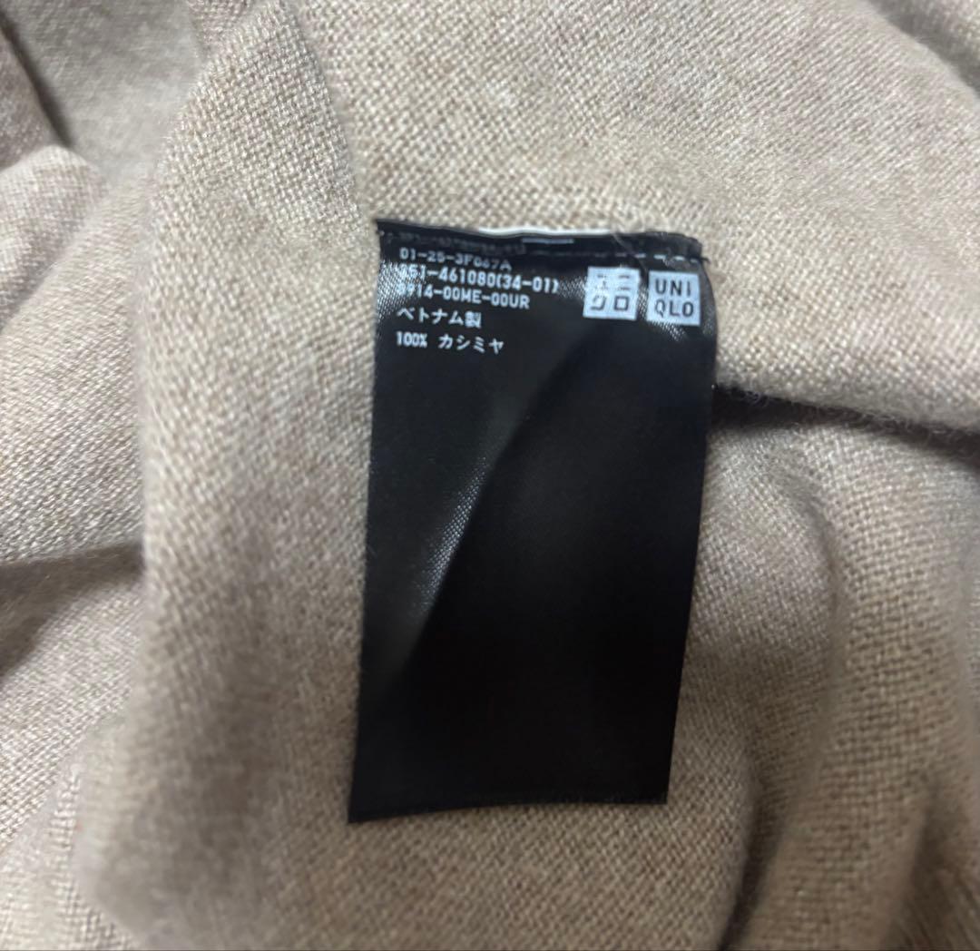 【新品未使用】UNIQLO 3Dカシミヤ100%タートルネックセーター　ユニクロ