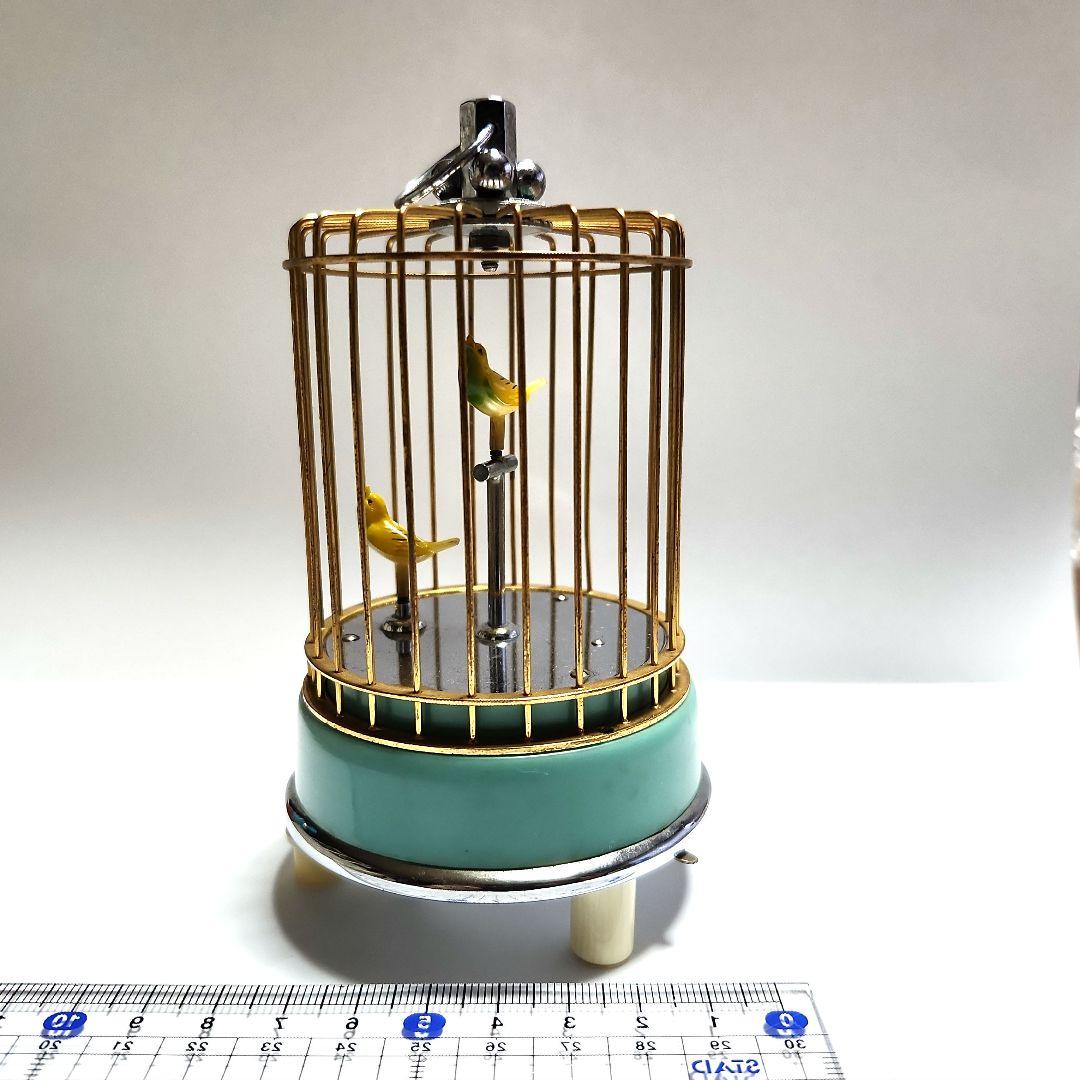 昭和レトロ ヴィンテージ 鳥かご型オルゴール 鳥かごオルゴール 稼働確認済